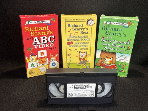 Vintage richard scarry - richard, lot